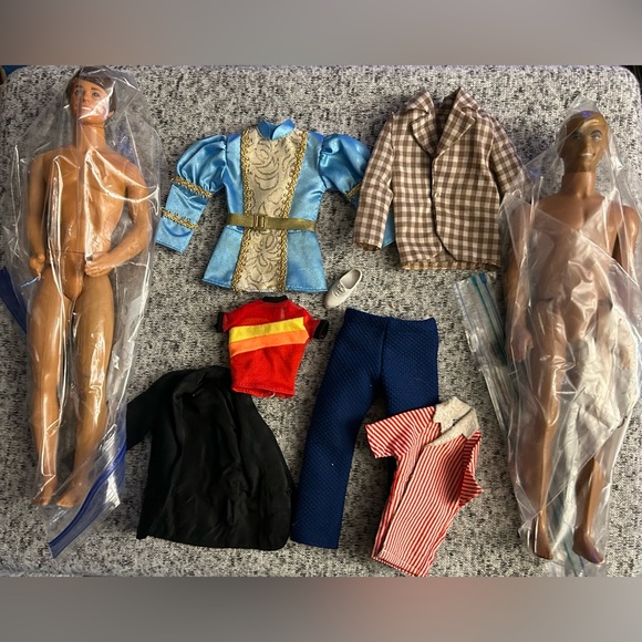 Vintage Modern Mattel Ken Doll Clothing Lot Incomplete Prince Stefan White Label - Picture 2 of 16